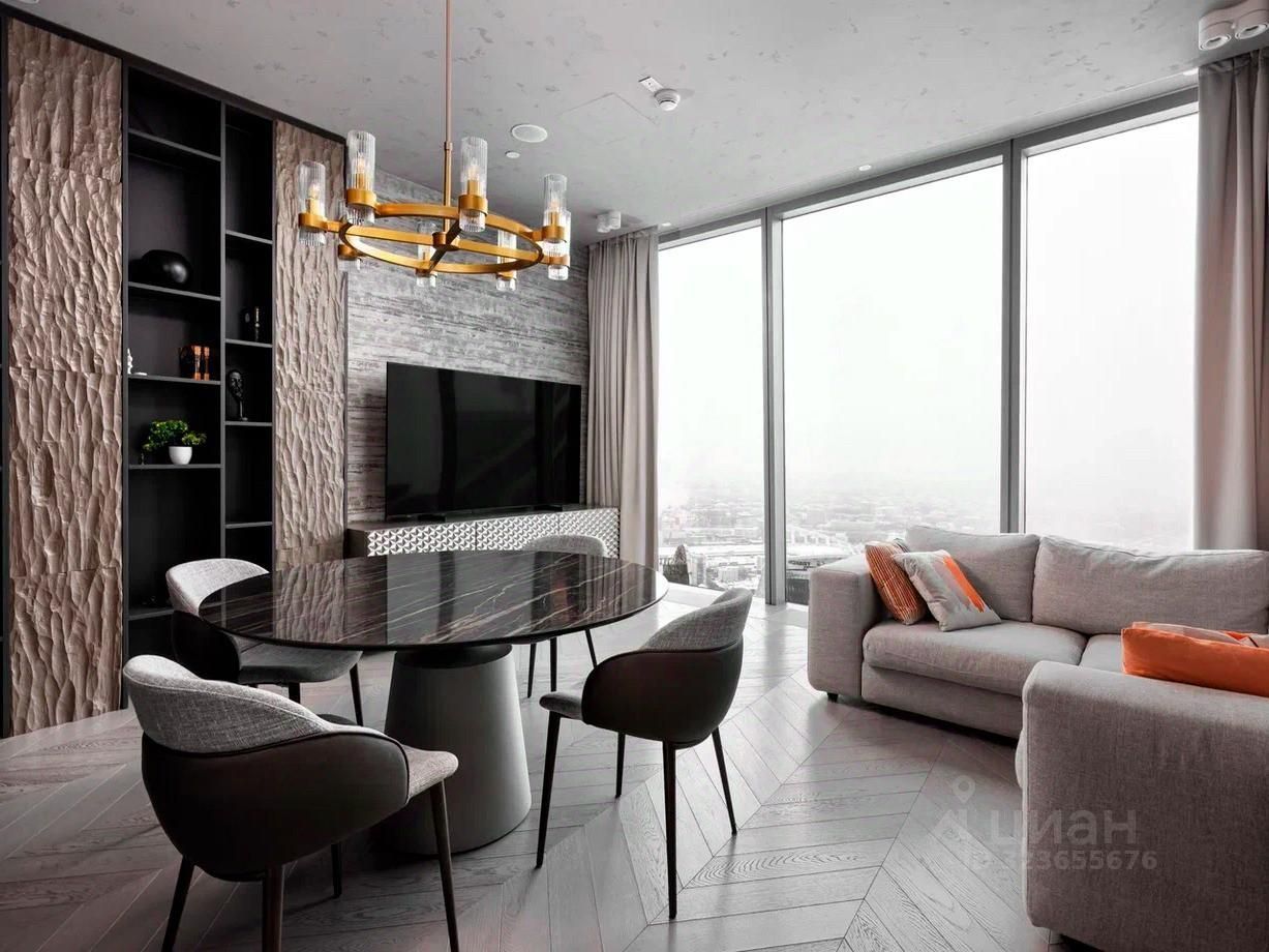 Продажа 3-комн квартиры на вторичном рынке набережная Пресненская, 12