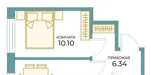 1-комн квартира Таллинская ул. ,  д. 11