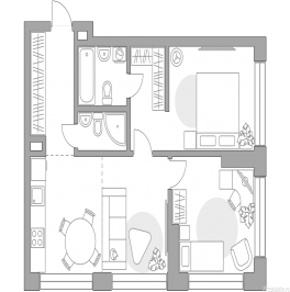 Продажа 3-комн квартиры в новостройке , улица Народного ополчения, 34