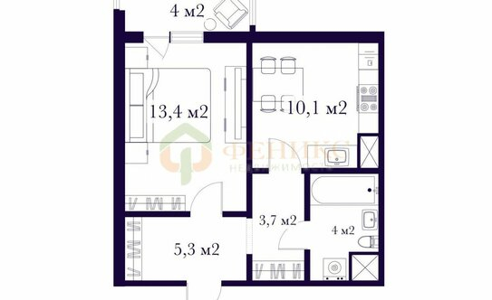 Продажа 1-комн квартиры на вторичном рынке Южное ш,  д. 55,  к. 3