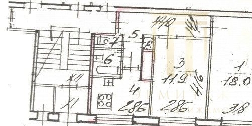 3-комн квартира проспект Науки, 45К2