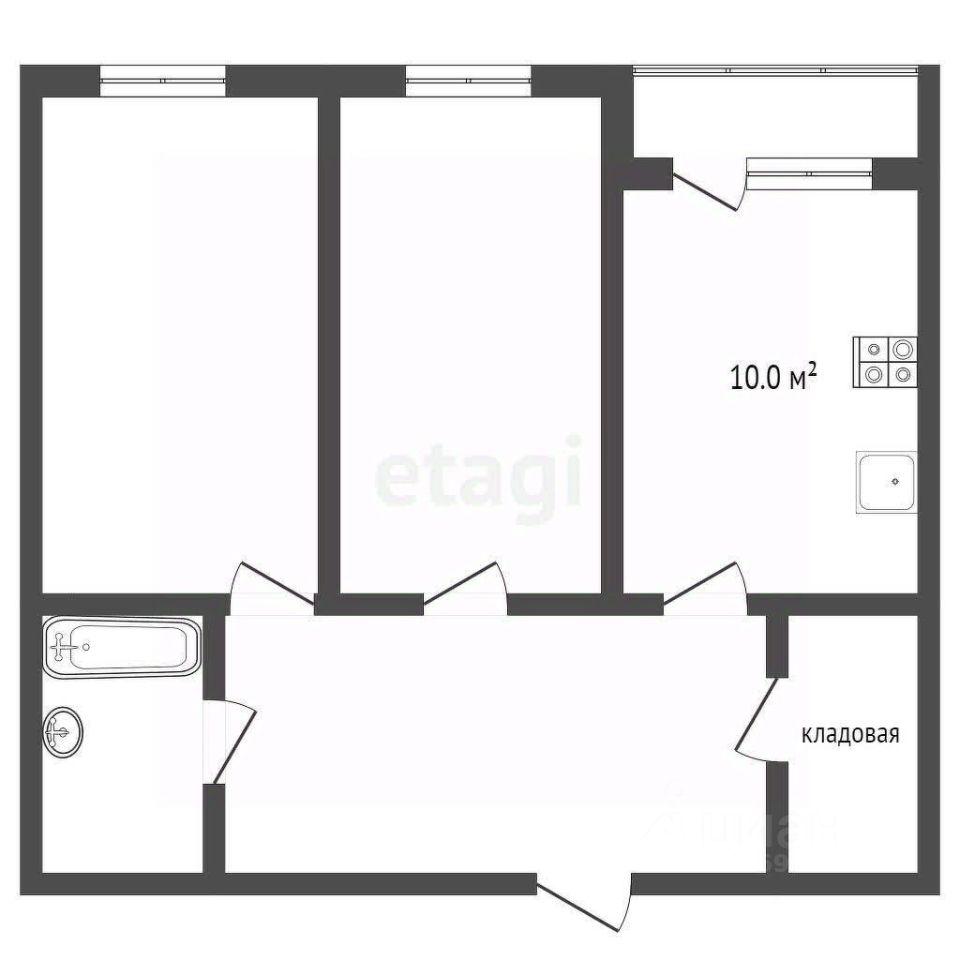 Аренда 2-комн квартиры на вторичном рынке Красногорск, улица Тенистых Аллей, 3к1