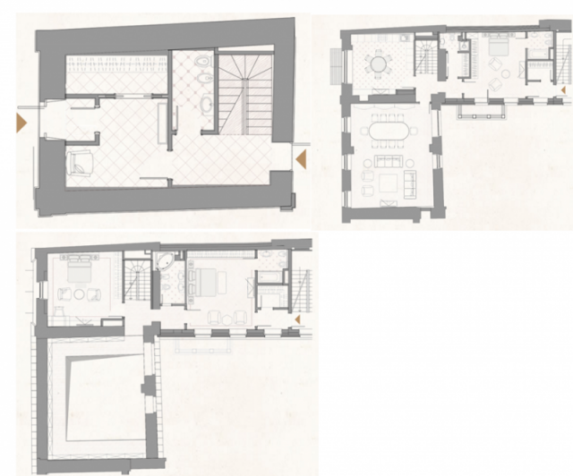 Планировка ЖК Особняк Кушелева-Безбородко,  м2