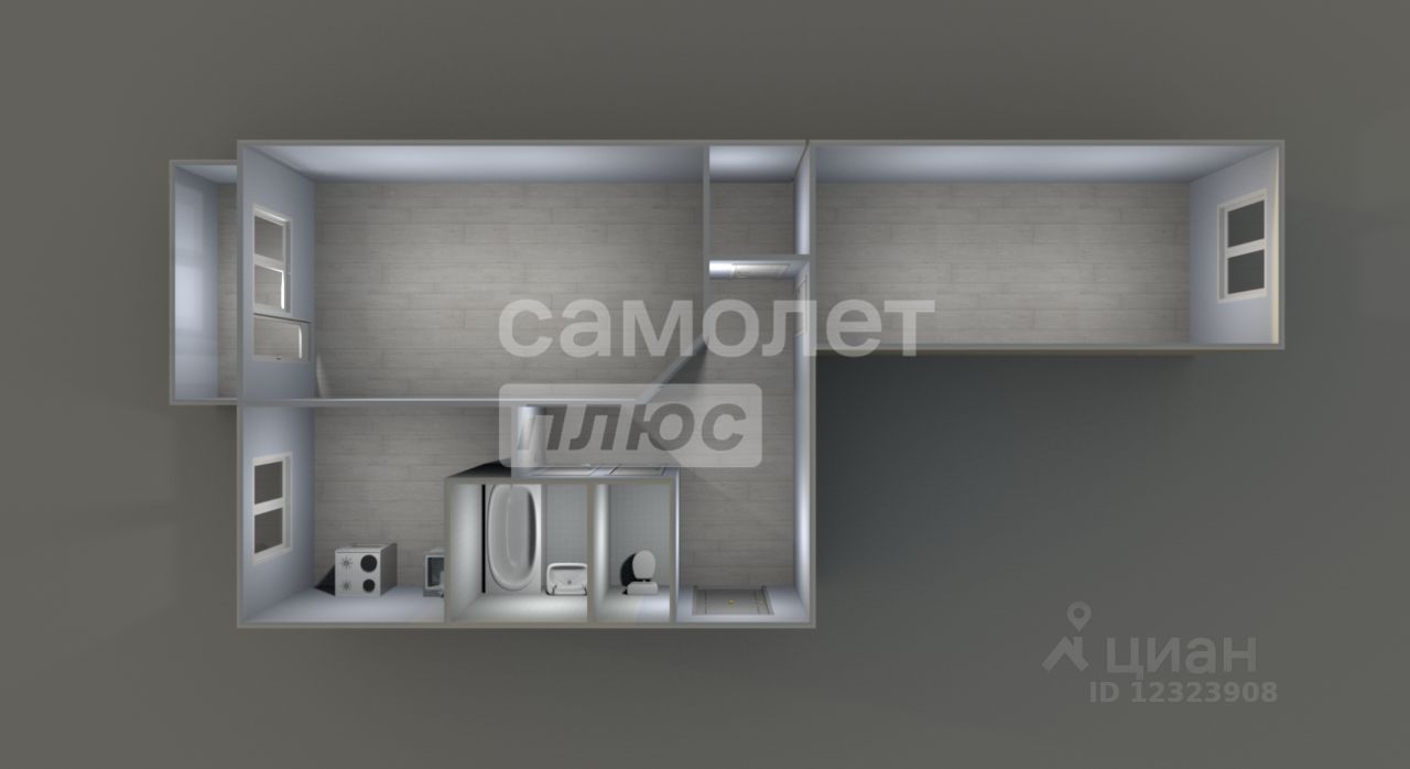 Продажа 2-комн квартиры на вторичном рынке с. Новый Быт, улица Новая,  д. 28