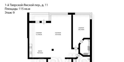 2-комн квартира 1-ый Тверской-Ямской пер., 11