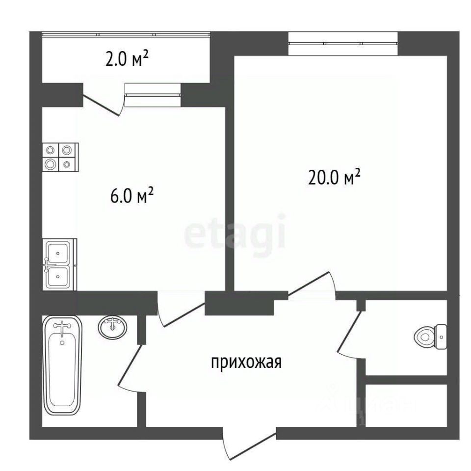 Продажа 1-комн квартиры на вторичном рынке Пущино, улица Южная, 3к2