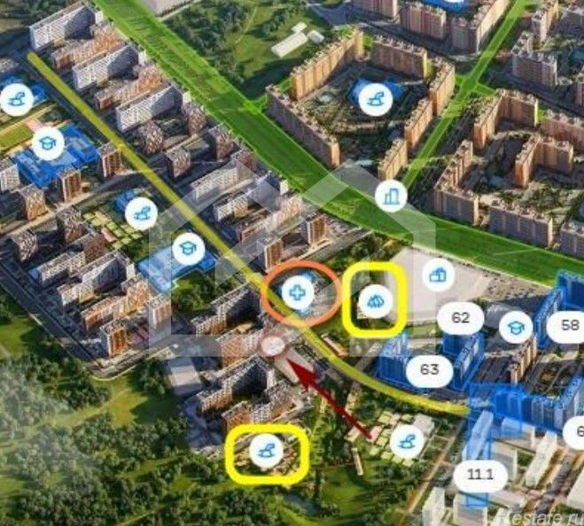 Продажа торгового помещения Мисайлово д, Пригород Лесное мкр,  д. 1
