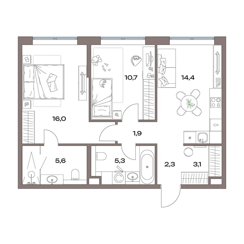 Продажа 2-комн квартиры в новостройке Москва г., Дубнинская ул.,  к. 13