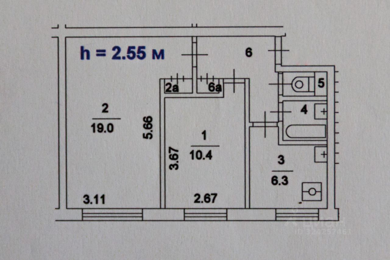 Продажа 2-комн квартиры на вторичном рынке Ореховый бульвар, 5