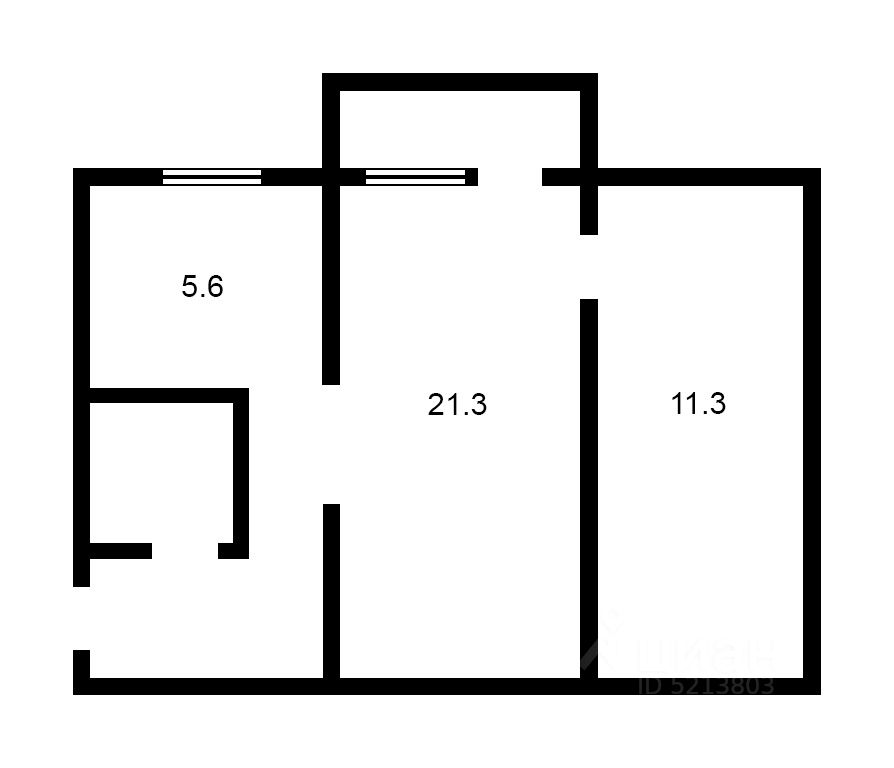Продажа 2-комн квартиры на вторичном рынке улица Кулакова, 12К1