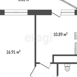 Продажа 1-комн квартиры на вторичном рынке улица Катерников,  д. 7