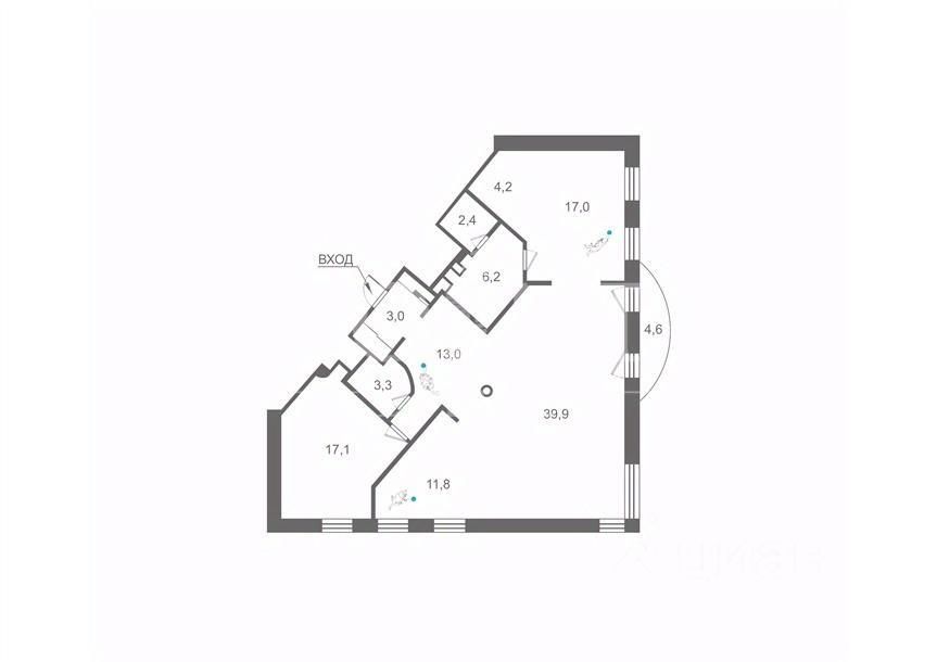 Продажа 3-комн квартиры на вторичном рынке 4-я Тверская-Ямская улица, 22