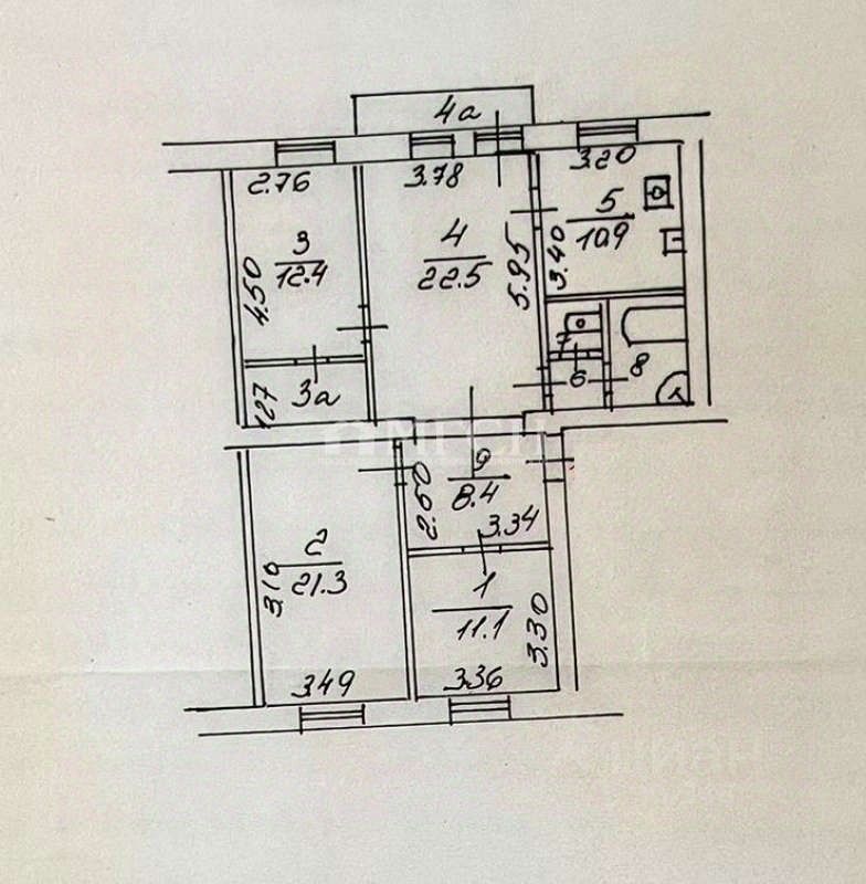 Продажа 4-комн квартиры на вторичном рынке Большая Остроумовская улица, 23/2
