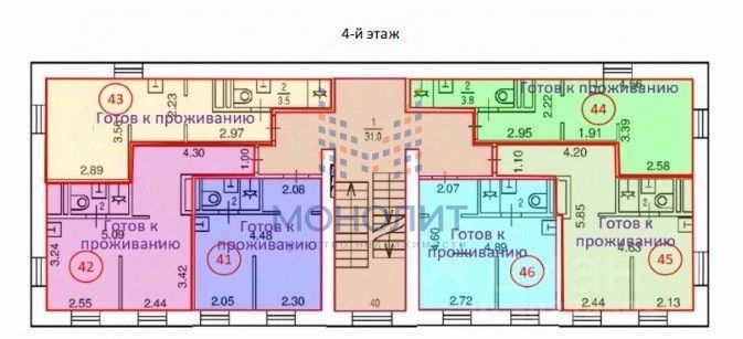 Продажа студии Садовая-Спасская улица, 19к3