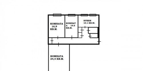 3-комн квартира Апраксин пер,  д. 15