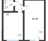 Продать Квартиры в новостройке Янино-1 д., Мельничный пер.   2126.2