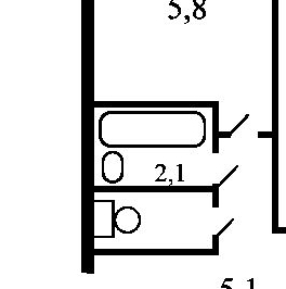 Аренда 2-комн квартиры на вторичном рынке проспект Маршала Жукова, 16К6
