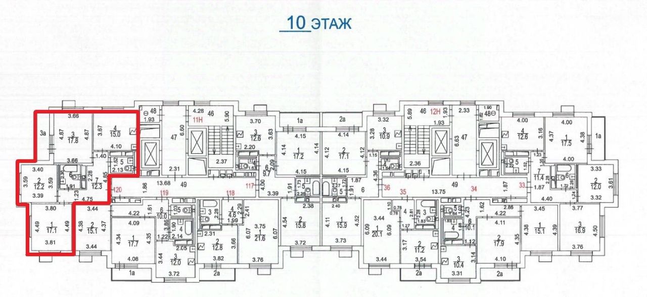 Продажа 3-комн квартиры на вторичном рынке Балаклавский проспект, 17