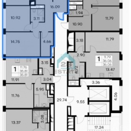 Продажа 3-комн квартиры на вторичном рынке Челюскина ул,  д. 10 с1
