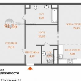 Продажа 1-комн квартиры на вторичном рынке Воскресенская набережная,  д. 32