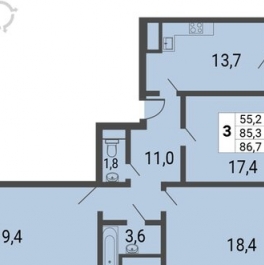 Продажа 3-комн квартиры на вторичном рынке ул Липчанского,  д. 10