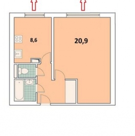 Продажа 1-комн квартиры на вторичном рынке ул Отрадная,  д. 9