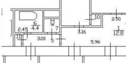 4-комн квартира улица Чехова, 11-13