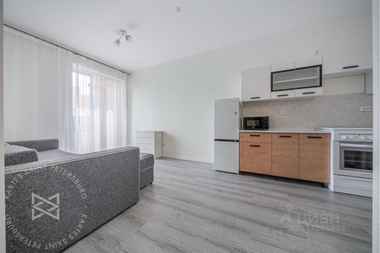 Аренда 1-комн квартиры на вторичном рынке д. Новосаратовка, улица Первых, 4к2