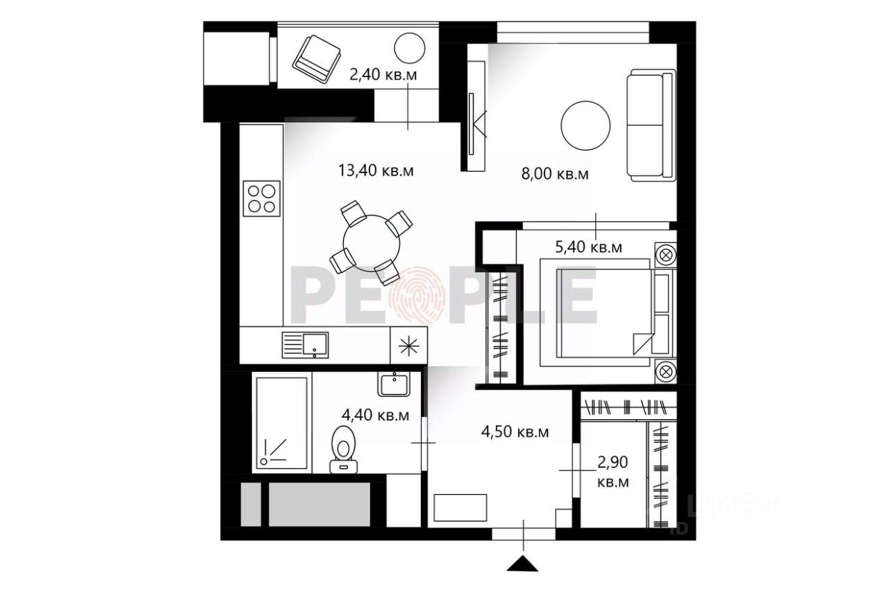 Продажа 1-комн квартиры на вторичном рынке Мантулинская улица, 9к2