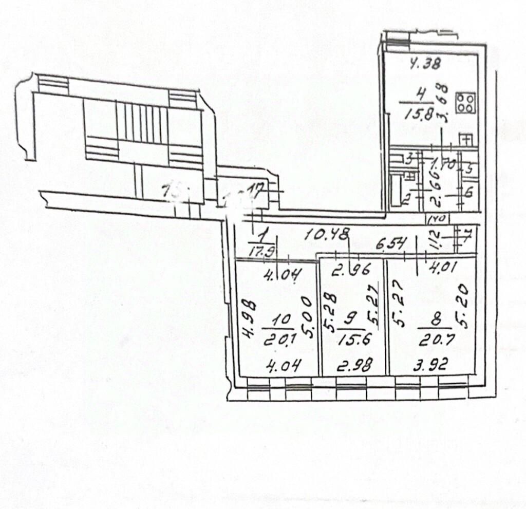 Продажа 3-комн квартиры на вторичном рынке Лермонтовский проспект, 9/55