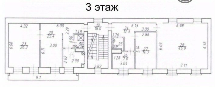 Продажа офиса набережная Макарова,  д. 20/17