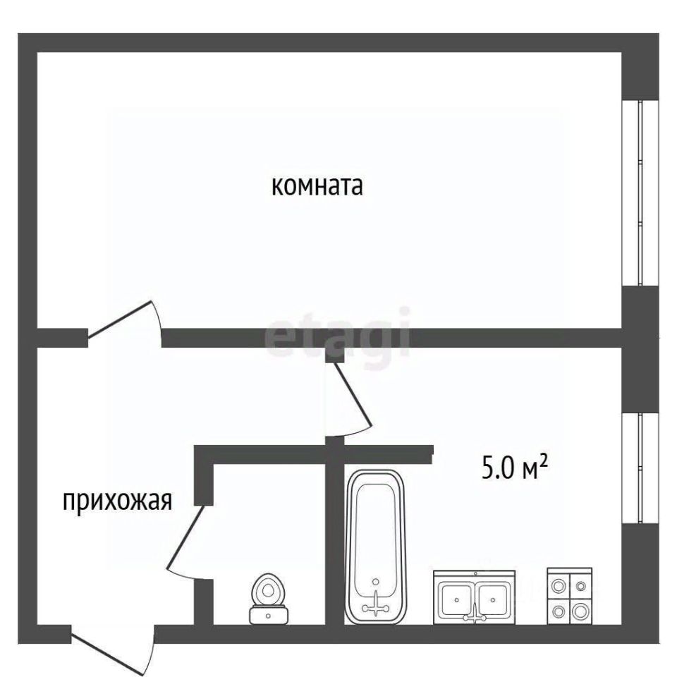 Продажа 1-комн квартиры на вторичном рынке Серпухов, улица Возрождения, 19