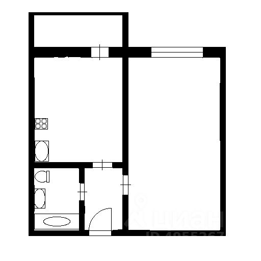 Аренда 1-комн квартиры на вторичном рынке улица Дыбенко, 6к2