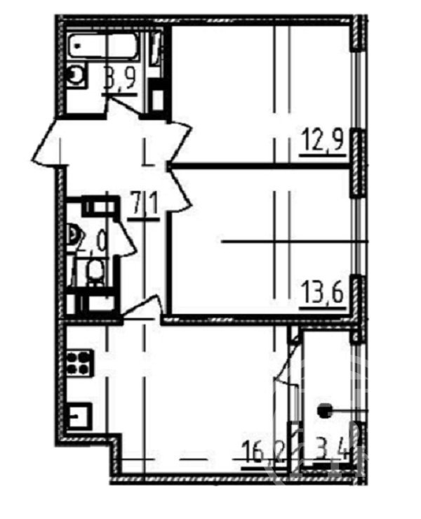 Продажа 2-комн квартиры на вторичном рынке Измайловский бул. ,  д. 11