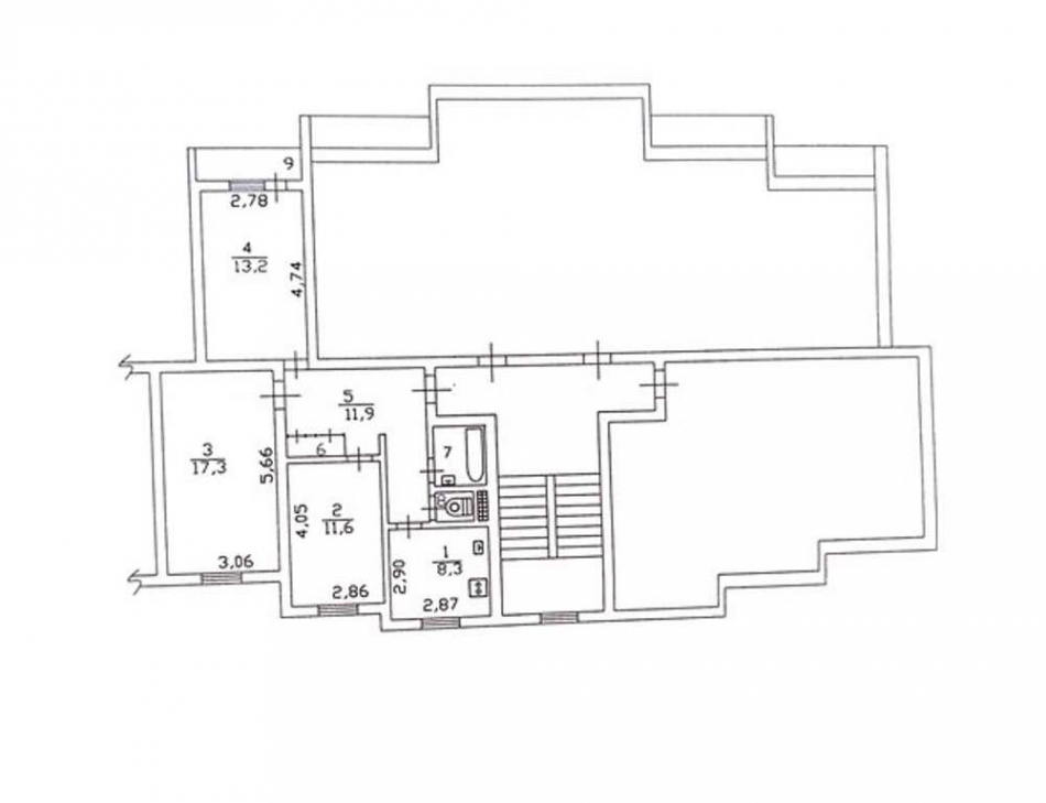Продажа 3-комн квартиры на вторичном рынке Приладожский пгт.,  д. 21,  к. б