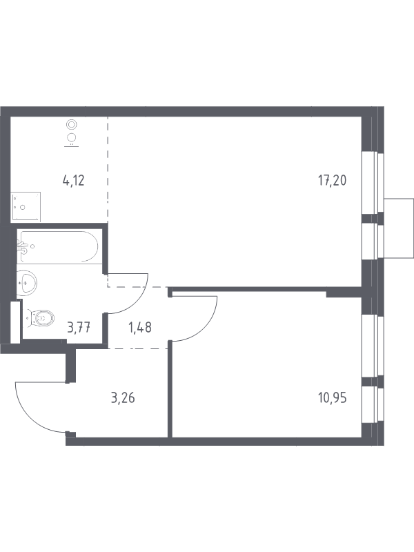 Продажа 1-комн квартиры в новостройке Балашиха г., Балашихинское ш.,  к. 2