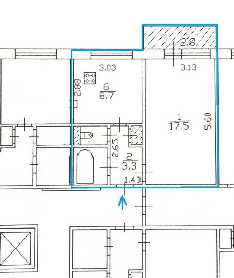 Продажа 1-комн квартиры на вторичном рынке Десантников ул,  д. 12,  к. 1