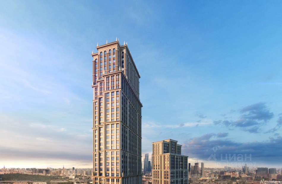 Продажа 3-комн квартиры в новостройке Хорошевский 2-й проезд,  д. 7 с23