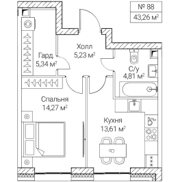Продажа 1-комн квартиры в новостройке Москва г., 2-й Хорошёвский проезд, к. 2 Продажа 1-комн квартиры в новостройке Москва г., 2-й Хорошёвский проезд, к. 2