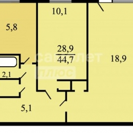 Продажа 2-комн квартиры на вторичном рынке Чусовская улица,  д. 11 к2
