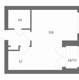 Продажа 1-комн квартиры на вторичном рынке ул Академика Константинова,  д. 1,  к. 2