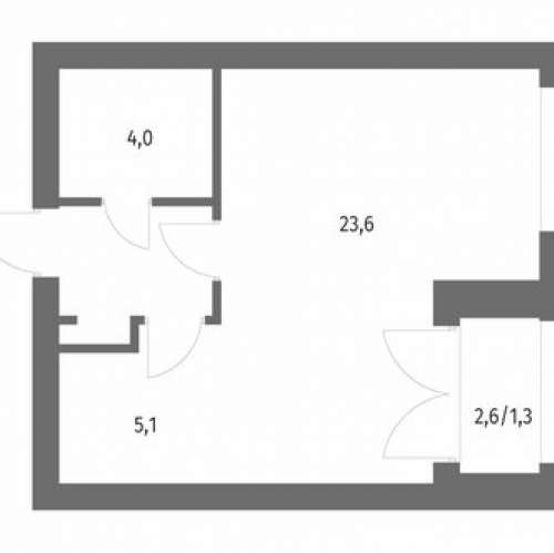 1-комн квартира ул Академика Константинова,  д. 1,  к. 2