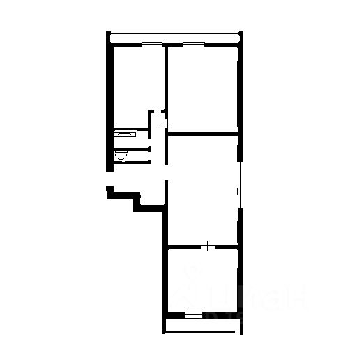 Продажа 3-комн квартиры на вторичном рынке 2-я Черногрязская улица, 7К2