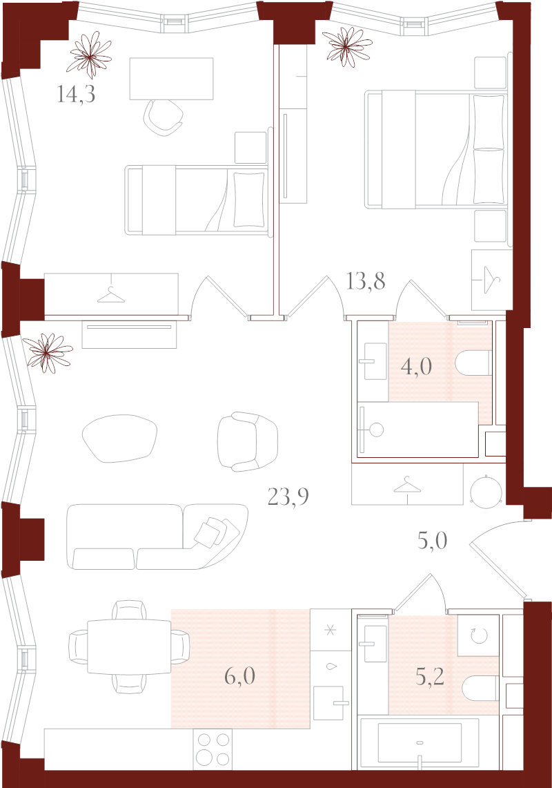 Продажа 2-комн квартиры в новостройке Москва г., Большая Тульская ул.,  к. Б