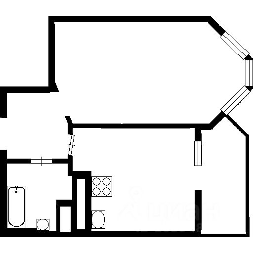 Аренда 1-комн квартиры на вторичном рынке улица Летчика Лихолетова, 14к2
