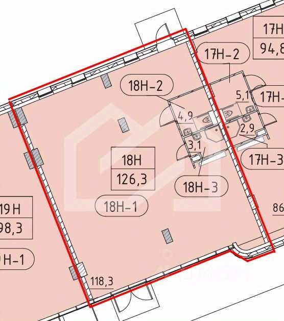 Продажа торгового помещения ул Автозаводская,  д. 23,  к. 287А