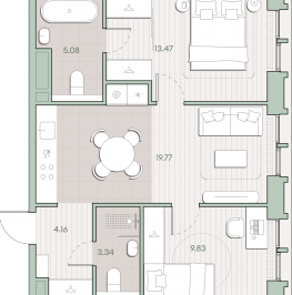 Продажа 2-комн квартиры в новостройке ул. Ивана Франко, земельный участок 22/1 Продажа 2-комн квартиры в новостройке ул. Ивана Франко, земельный участок 22/1