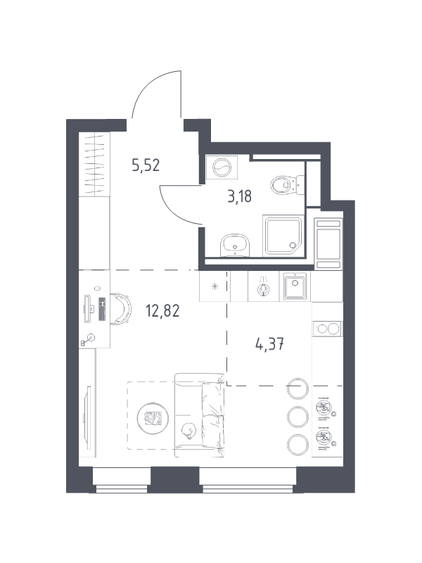 Продажа студии Путилково д., Путилковское ш.,  к. 28