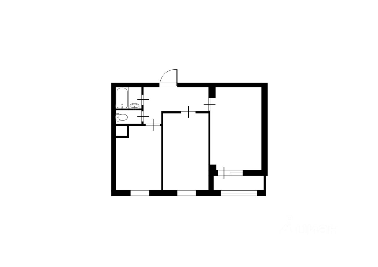 Аренда 2-комн квартиры на вторичном рынке Московский проспект, 73к5