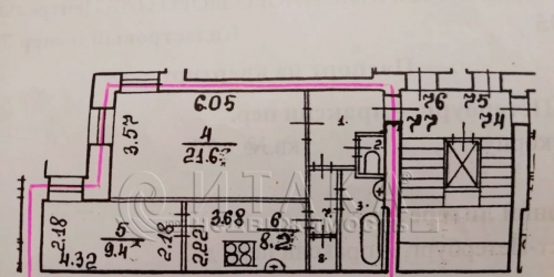 1-комн квартира Апраксин,  д. 3